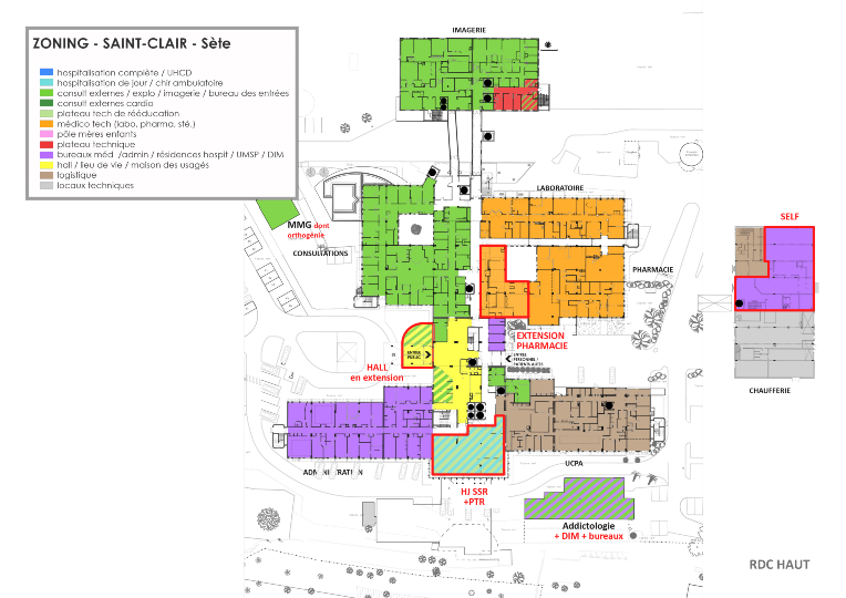 Elaboration du schéma directeur immobilier de l'hôpital Saint Clair à SETE 1